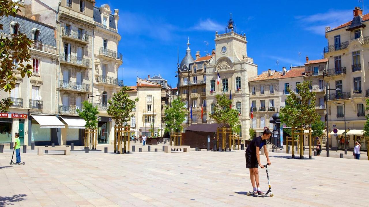 "La Cle Des Champs"-Meuble De Tourisme 3 Etoiles -Residence "Les Logis De Beziers"-Garage Optionnel-Coeur De Ville-Plages A 16Km ! Exterior foto